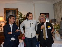 Yann Cucherat, Mélina, Rolland Robert (ancien sprinter, nous accueile dans son hôtel).
