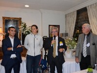 Yann, Mélina, Rolland, Jean Micard (athlétisme, BJ, qui a organisé le rassemblement).