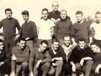 Haut : Delaune, Favier, Delage, Delecourt, Brière, Dubois “Wood”, Ruefli. Bas : Pinon, Bodin, Chatelet “Chacha”, Broutet, Leyat, Durand, Bornet